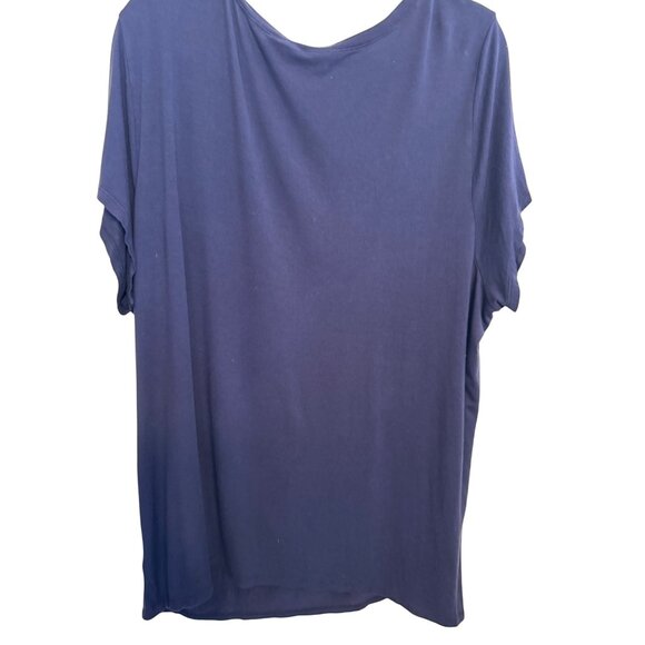 2/$30 Torrid Women Plus Size 3 Navy Blue T-Shirt - Picture 8 of 14